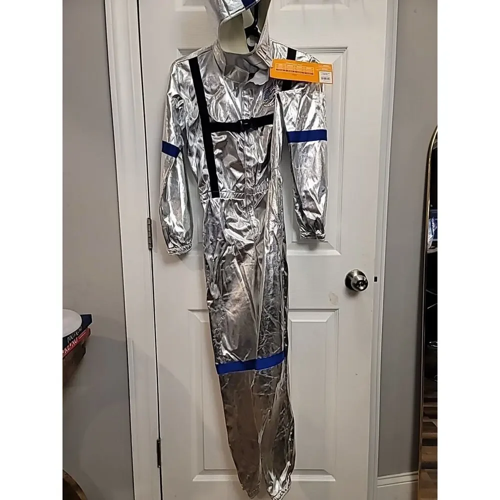 Astronaut Costume Kids Large Jumpsuit Soft Helmet Imagination NWT Fast Shipping